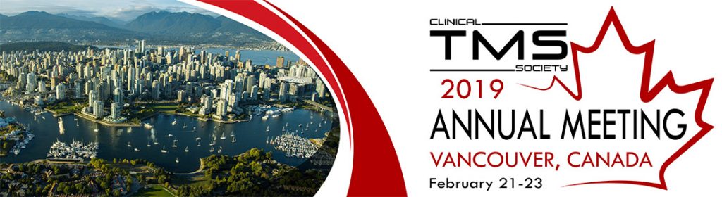 Axilum Robotics at the annual meeting of the Clinical TMS Society, Vancouver, Canada, February 21-23 2019