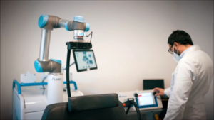 TMS-Cobot for comfortable rTMS in Reggio Calabria, Italy