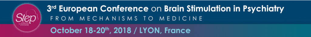 Axilum Robotics à la 3ème Conférence Européenne sur la Stimulation Transcrânienne en Psychiatrie, 18-20 octobre 2018, Lyon, France